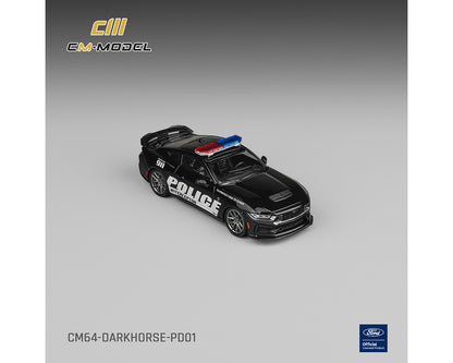 (COMING SOON) CM MODEL 1/64 Ford Mustang Dark Horse Police – Limited Edition
