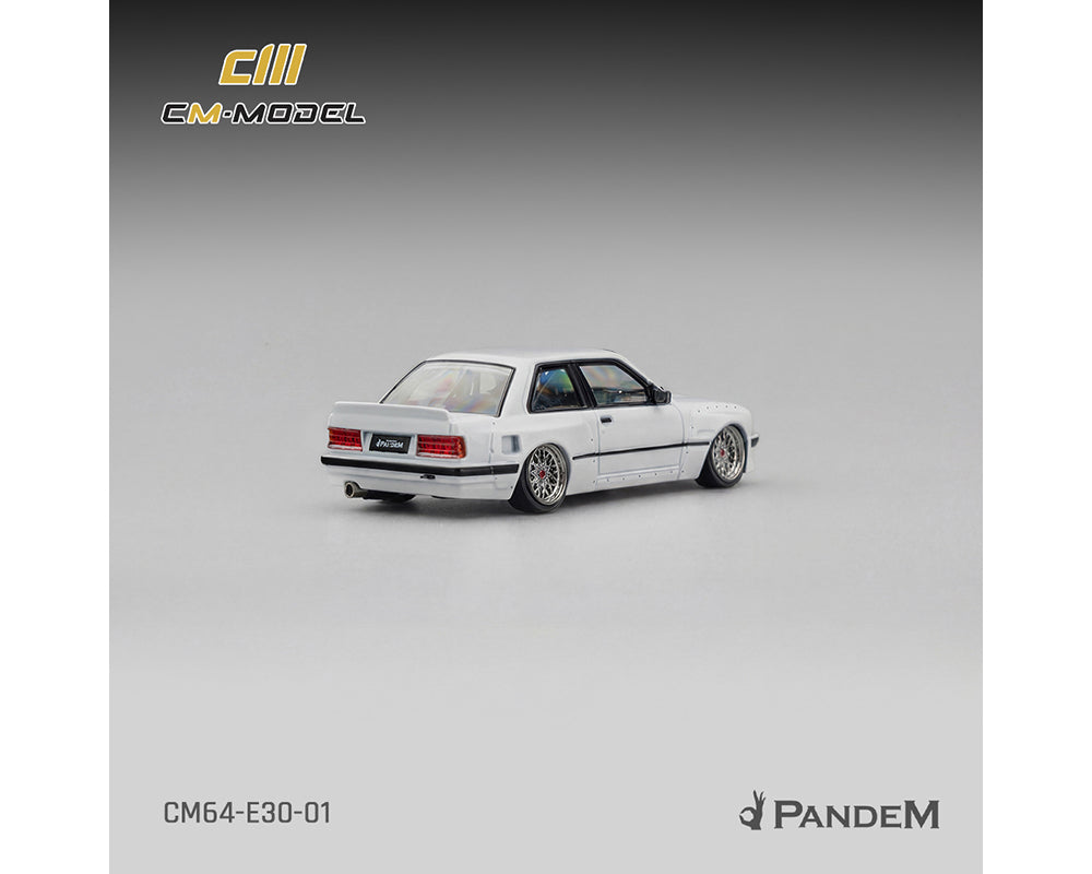 (COMING SOON) CM MODEL 1/64 Pandem BMW M3 E30 – Pearl White