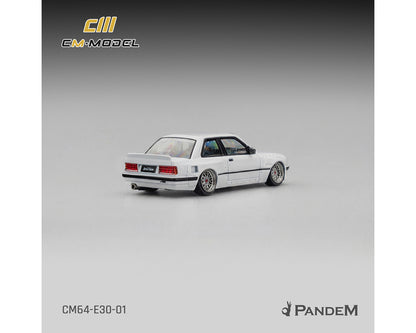 (COMING SOON) CM MODEL 1/64 Pandem BMW M3 E30 – Pearl White