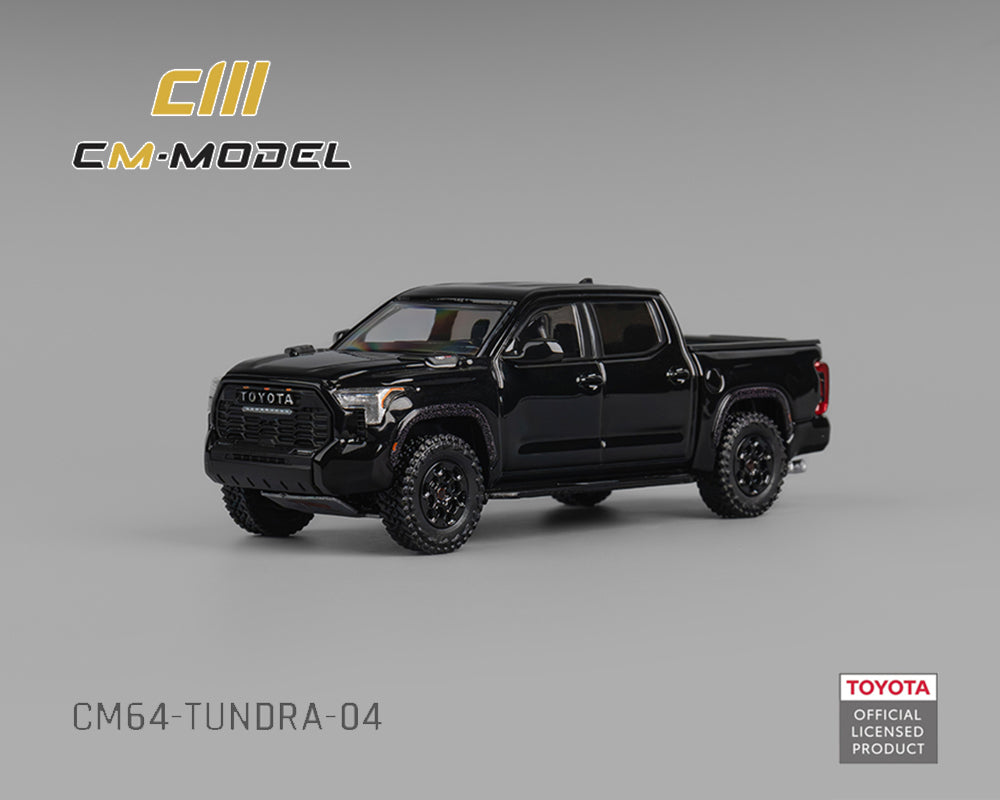 (COMING SOON) CM MODEL 1/64 Toyota Tundra – Black – Limited Edition