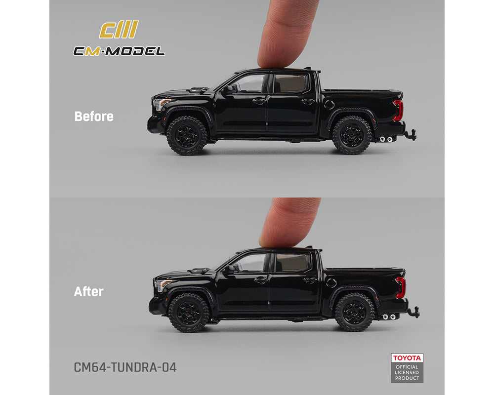 (COMING SOON) CM MODEL 1/64 Toyota Tundra – Black – Limited Edition