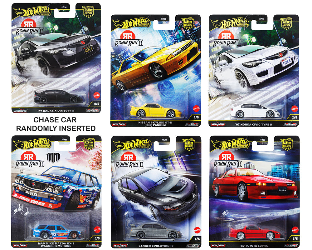 (COMING SOON) Hot Wheels 1:64 Car Culture 2025 M Case – Ronin Run II