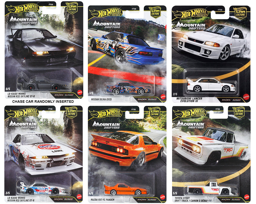 (COMING SOON) Hot Wheels 1:64 Car Culture 2027 A Release – Mountain Drifters