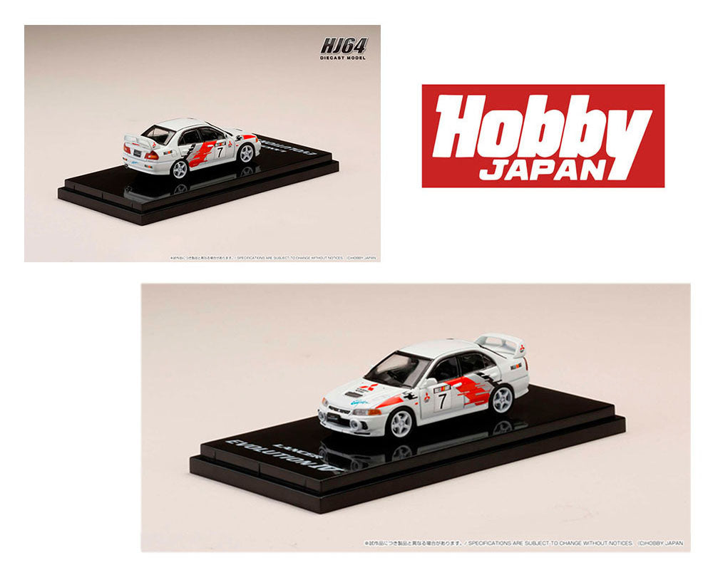 HOBBY JAPAN 1/64 Mitsubishi Lancer GSR Evolution GR Rally Graphic