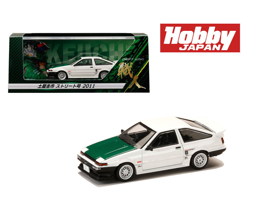 (COMING SOON) HOBBY JAPAN 1/64 Toyota Sprinter Trueno GT APEX (AE86) DK Tsuchiya Street Car 2011