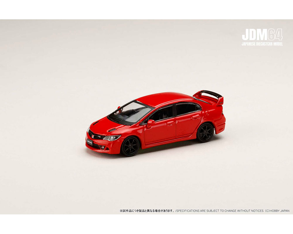 (COMING SOON) HOBBY JAPAN 1/64 Honda Mugen Civic RR (FD2) – Milano Red – Mijo Exclusives