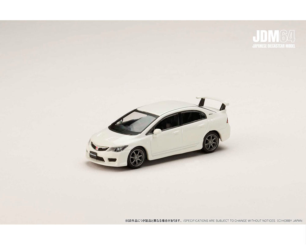 (COMING SOON) HOBBY JAPAN 1/64 Honda Mugen Civic Type R (FD2) – Championship White – Mijo Exclusives