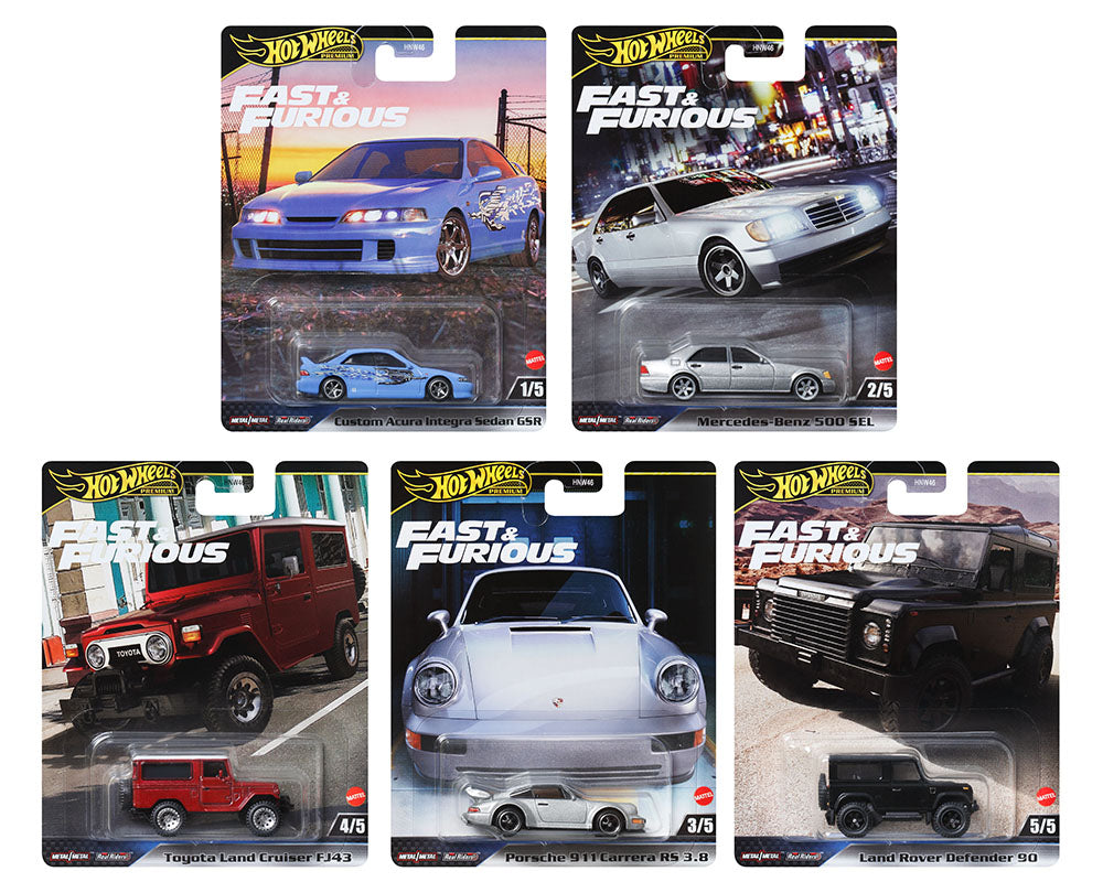 Hot Wheels 1:64 Fast &amp; Furious Premium 2024 G set