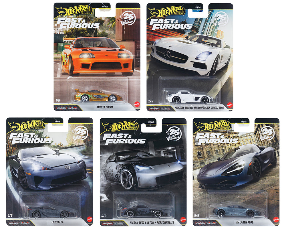 (COMING SOON) Hot Wheels 1:64 Fast &amp; Furious 25Th Anniversary Premium 2026 R Assortment