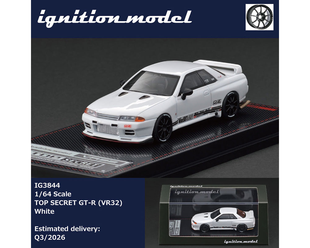 (COMING SOON) Ignition Model 1:64 TOP SECRET OZ Racing Nismo Nissan Skyline GT-R (VR32) – White