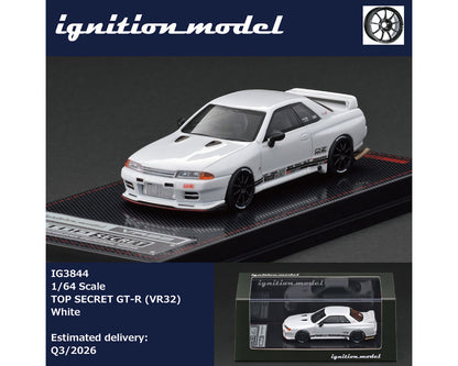 (COMING SOON) Ignition Model 1:64 TOP SECRET OZ Racing Nismo Nissan Skyline GT-R (VR32) – White