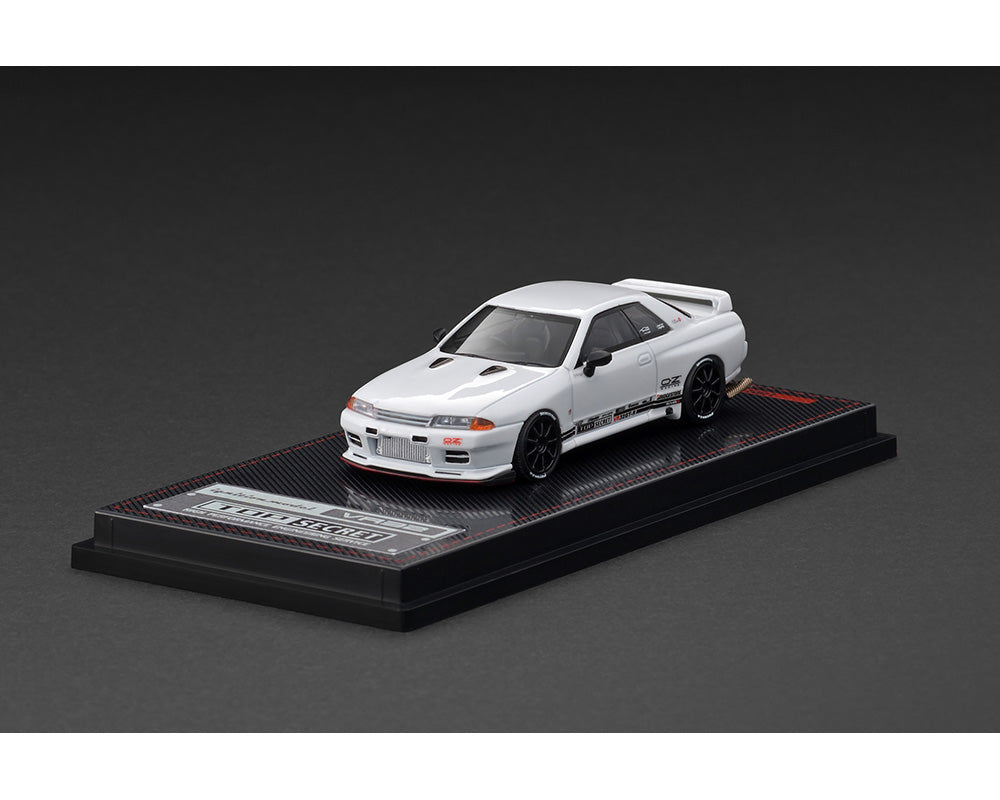 (COMING SOON) Ignition Model 1:64 TOP SECRET OZ Racing Nismo Nissan Skyline GT-R (VR32) – White