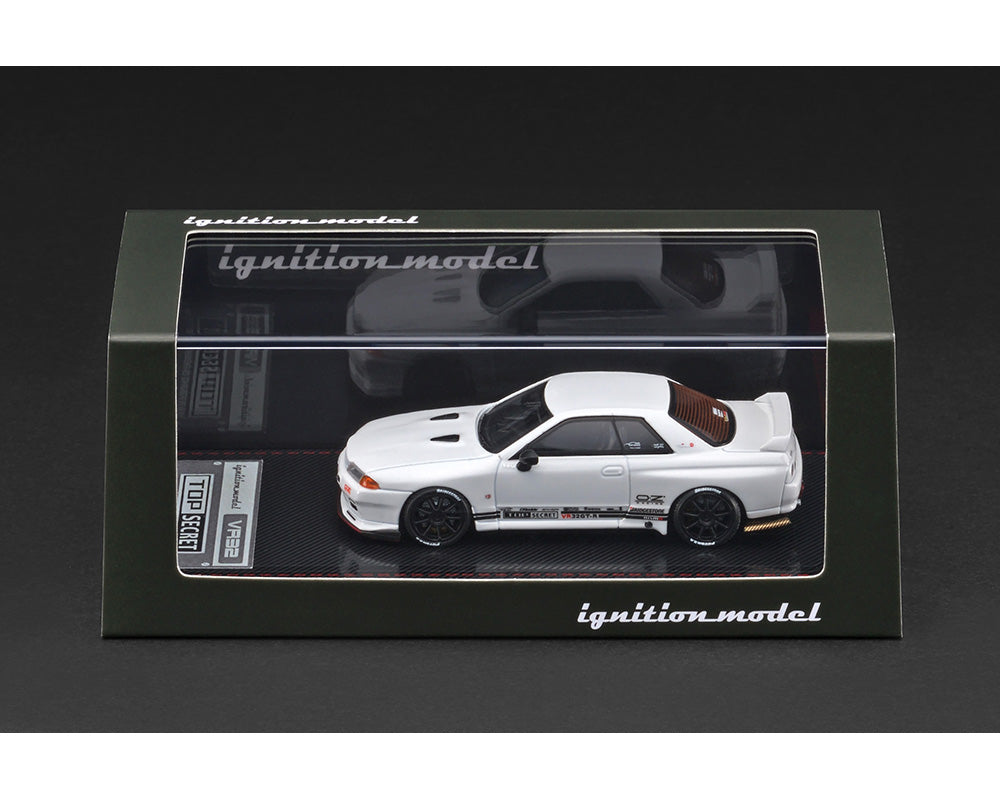(COMING SOON) Ignition Model 1:64 TOP SECRET OZ Racing Nismo Nissan Skyline GT-R (VR32) – White