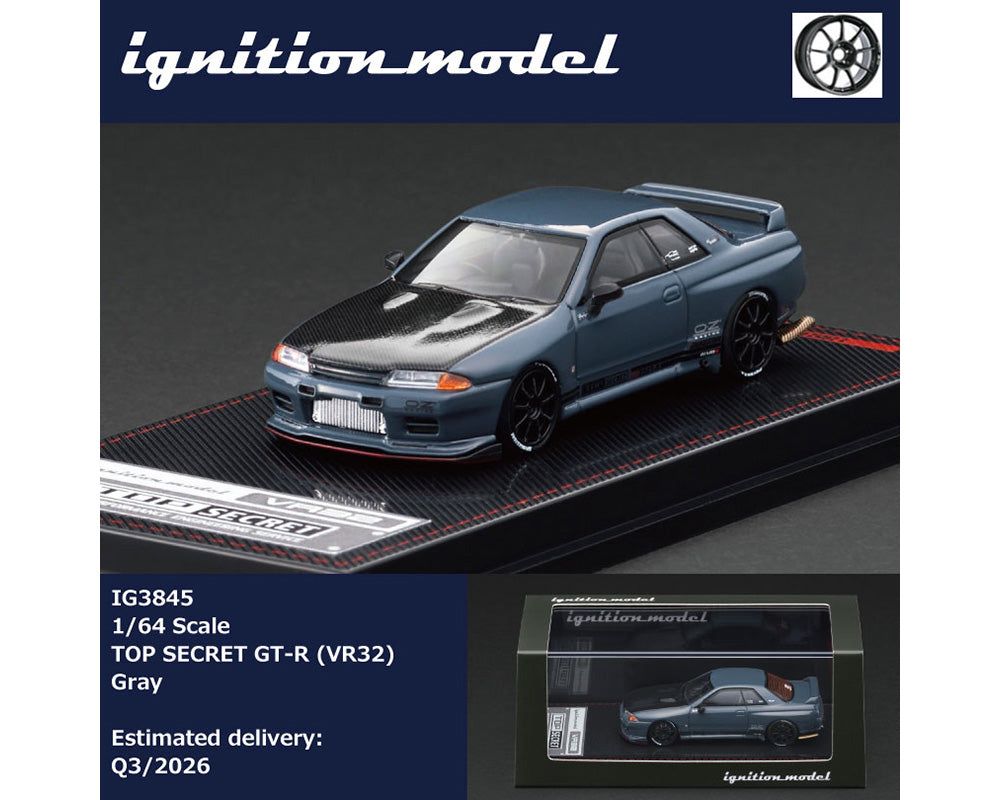 (COMING SOON) Ignition Model 1:64 TOP SECRET OZ Racing Nismo Nissan Skyline GT-R (VR32) – Gray