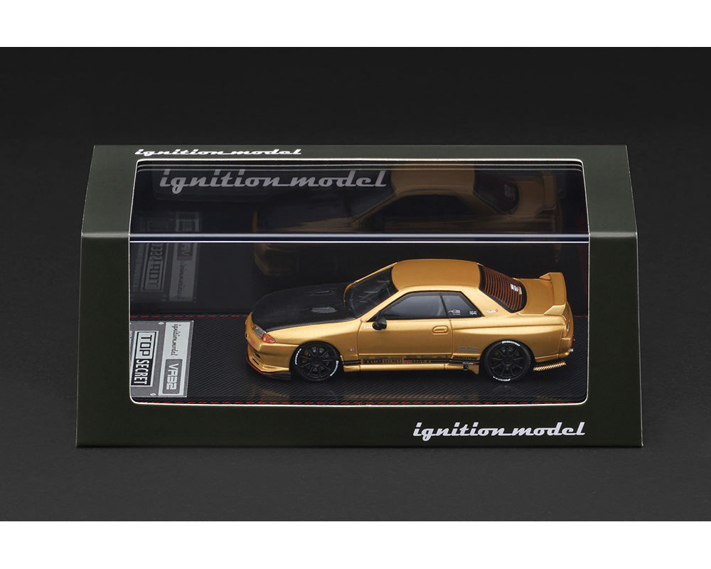 (COMING SOON) Ignition Model 1:64 TOP SECRET OZ Racing Nismo Nissan Skyline GT-R (VR32) – Gold