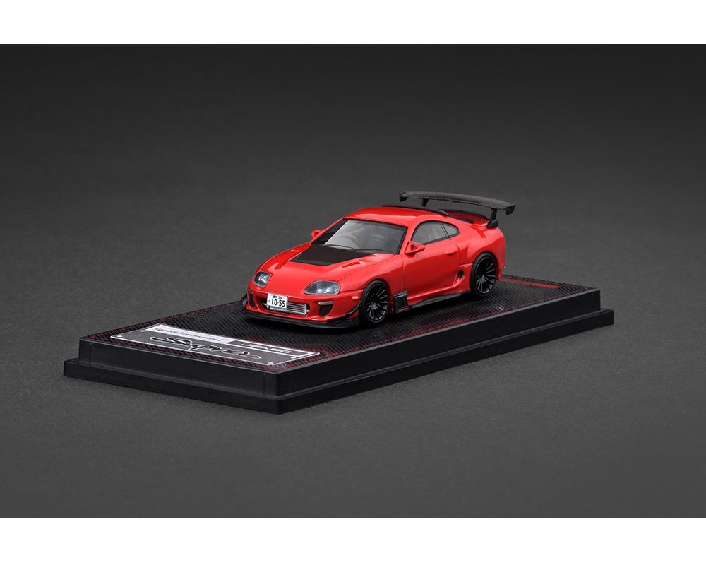 (COMING SOON) IGNITION MODEL 1/64 Toyota Supra (JZA80) RZ – Red