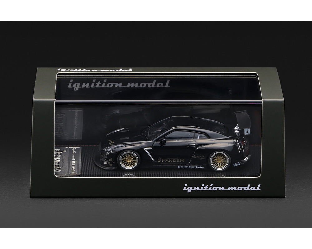(COMING SOON) Ignition Model 1:64 Pandem Nissan GT-R R35 – Black Metallic – Limited Edition