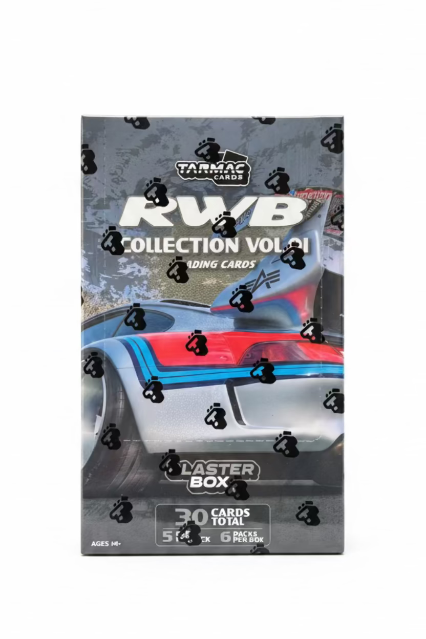 Tarmac Cards RWB Collection Collectible Trading Cards Blaster Box Vol. 01