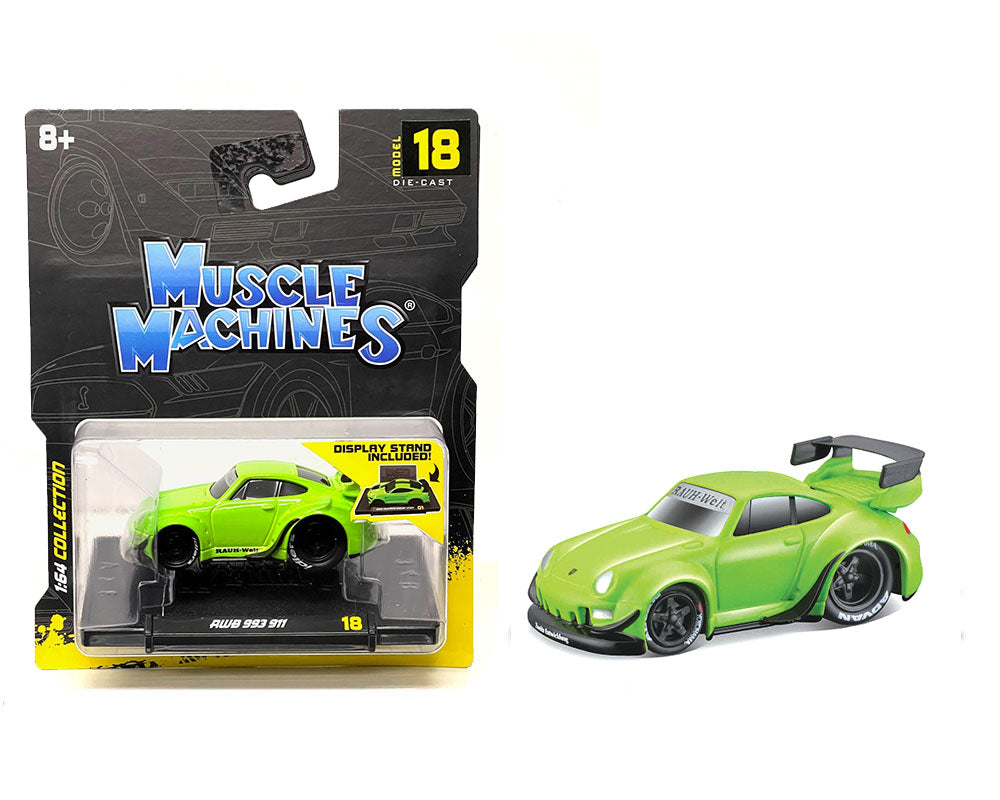 Muscle Machines 1:64 RWB 911 993 Green