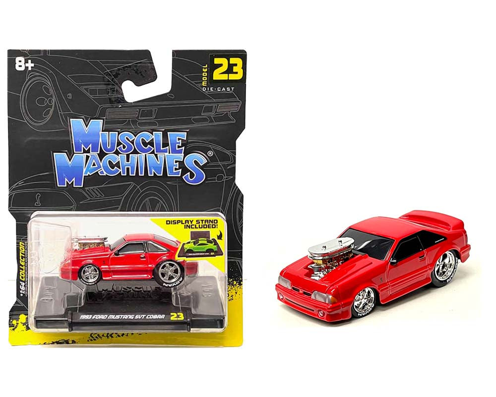 Muscle Machines 1:64 1993 ford mustang set cobra