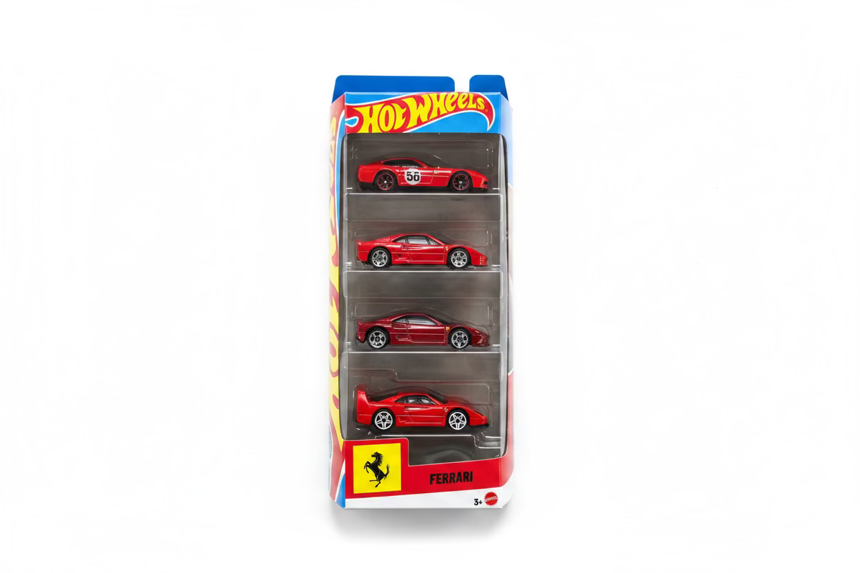 Hot Wheels 1:64 scale 5 Pack Set 2026 Ferrari