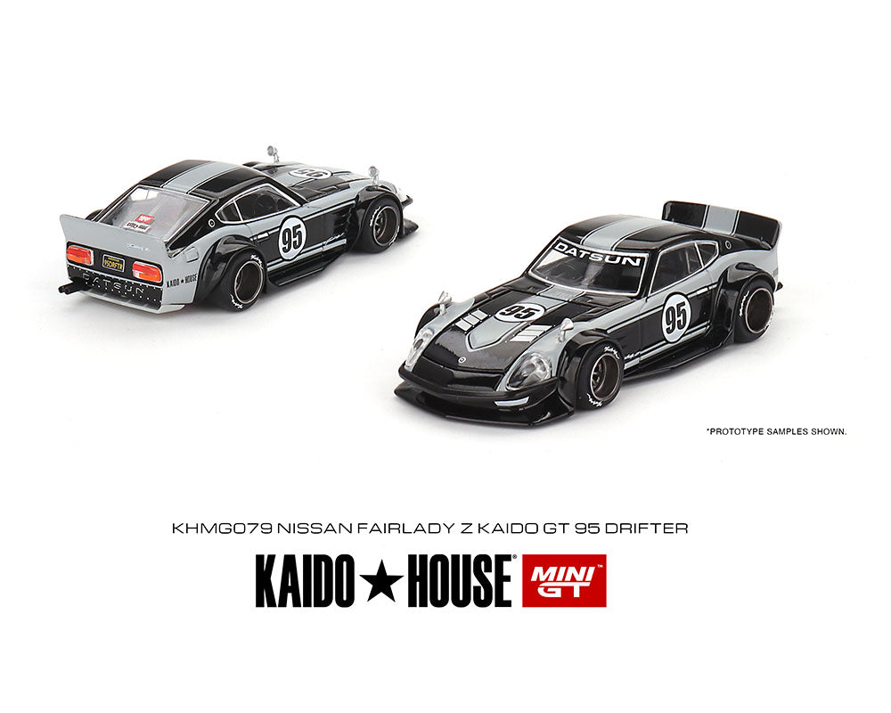 KAIDO HOUSE 1/64 Nissan Fairlady Z Kaido GT 95 Drifter V1 – Black Grey – Limited Edition