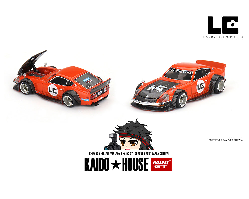 KAIDO HOUSE 1/64 Nissan Fairlady Z Kaido GT “ORANGE BANG” Larry Chen V1