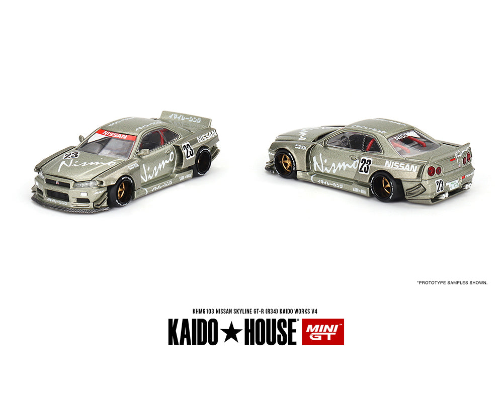 KAIDO HOUSE 1/64 Nissan Skyline GT-R (R34) Kaido Works V4