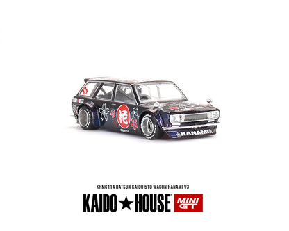 (PRE ORDER) KAIDO HOUSE 1/64 Datsun KAIDO 510 Wagon HANAMI V3 - MAGIC PURPLE