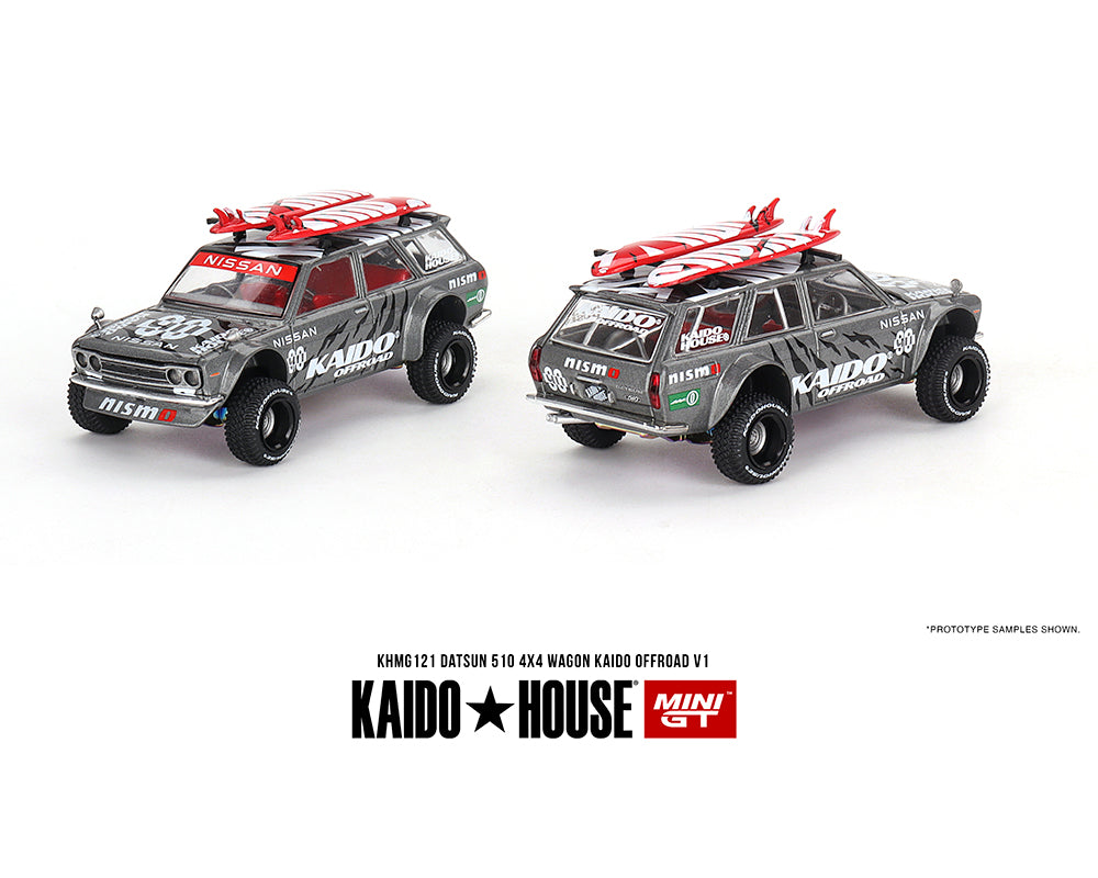 (PRE ORDER) KAIDO HOUSE 1/64 Datsun KAIDO 510 Wagon 4×4 Kaido Offroad V1