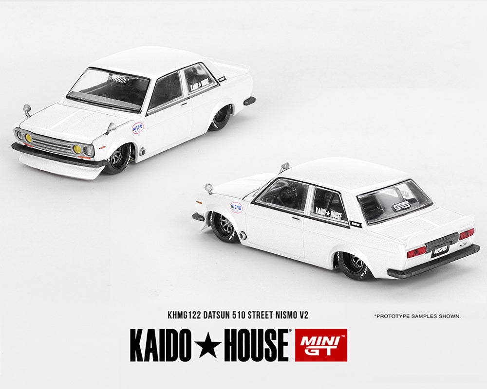 (PRE ORDER) KAIDO HOUSE 1/64 Datsun 510 Street Nismo V2- White