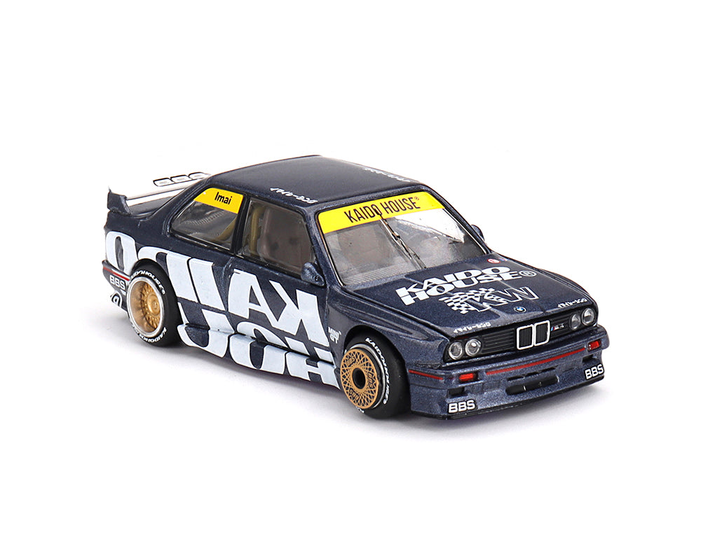 (PRE ORDER) Kaido House x Mini GT 1:64 BMW M3 (E30) Kaido Works V1 – Dark Blue