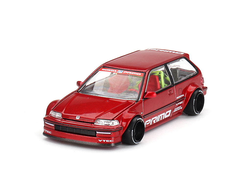 (COMING SOON) Kaido House x Mini GT 1:64 Honda Civic (EF) Kaido Works V2- M Red