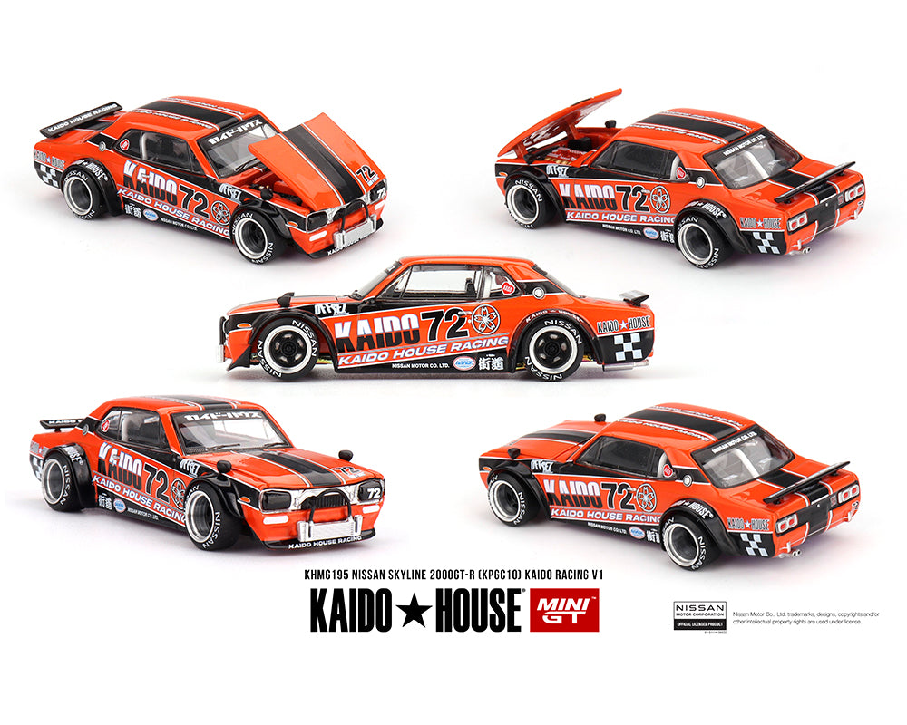 (COMING SOON) Kaido House x Mini GT 1:64 Nissan Skyline 2000GT-R (KPGC10) Kaido Racing V1