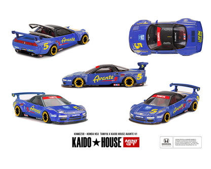 (COMING SOON) Kaido House x Mini GT 1:64 Honda NSX Tamiya X Kaido House Avante V1- Blue