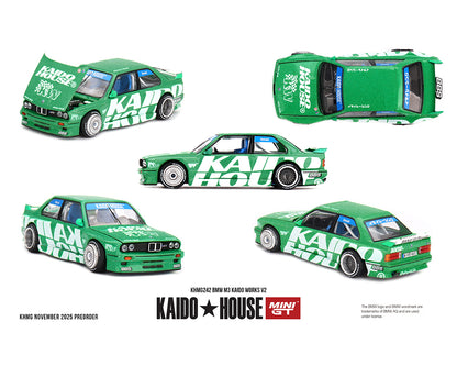 (COMING SOON) Kaido House x Mini GT 1:64 BMW M3 Kaido Works V2- Green