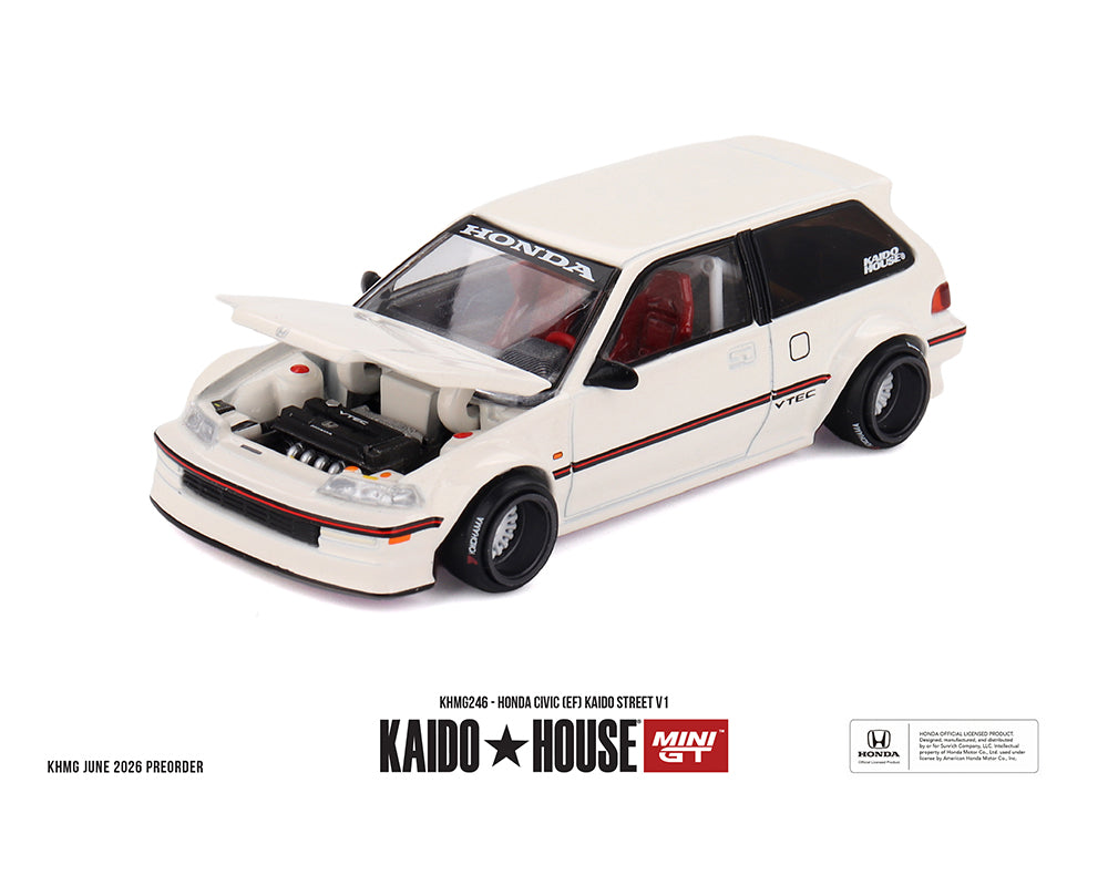 (COMING SOON) Kaido House x Mini GT 1:64 Honda Civic (EF) Kaido Street V1 – Limited Edition