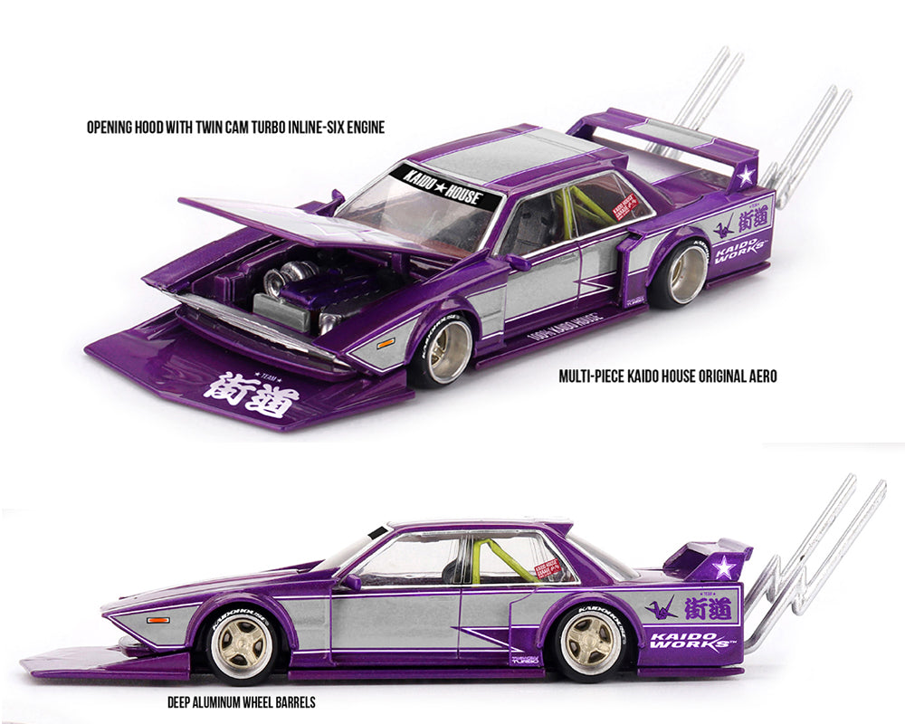 (COMING SOON) Kaido House x Mini GT 1:64 Kaido Star V1- Purple Silver