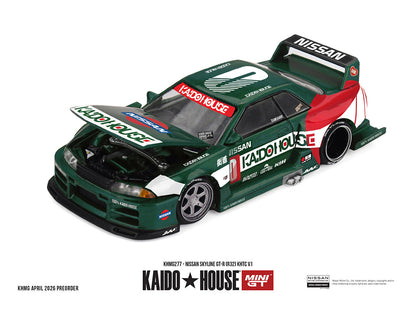 (COMING SOON) Kaido House x Mini GT Nissan Skyline GT-R (R32) KHTC V1 – Green