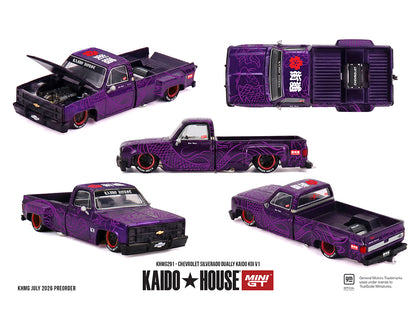 (COMING SOON) Kaido House x Mini GT 1:64 Chevrolet Silverado Dually KAIDO Koi V1