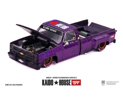 (COMING SOON) Kaido House x Mini GT 1:64 Chevrolet Silverado Dually KAIDO Koi V1