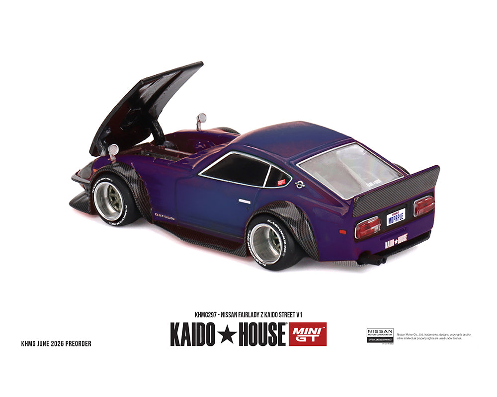 (COMING SOON) Kaido House x Mini GT 1:64 Nissan Fairlady Z Kaido Street V1 – Limited Edition