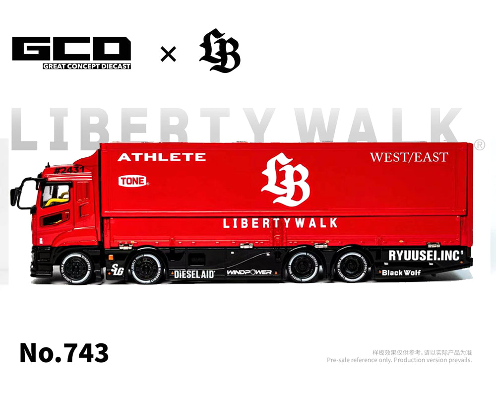 (COMING SOON) GCD 1/64 LBWK Mitsubishi Fuso Super Great Super Silhouette -Red – Special Edition –
