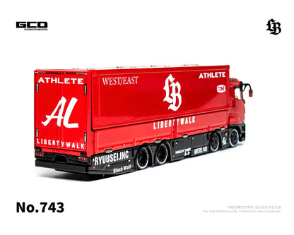 (COMING SOON) GCD 1/64 LBWK Mitsubishi Fuso Super Great Super Silhouette -Red – Special Edition –
