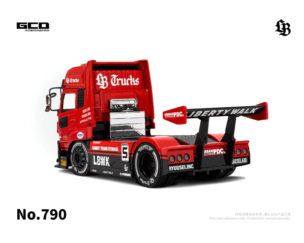 (COMING SOON) GCD 1/64 LBWK UD Quon 2022 Super Silhouette -Red – Special Edition – Red