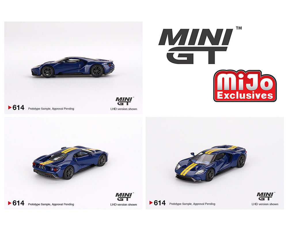 (PRE ORDER) MINI GT 1/64 Ford GT Sunoco Blue – Mijo Exclusives