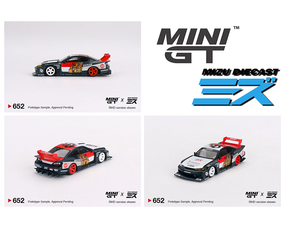 MINI GT 1/64 Nissan LB-Super Silhouette S15 SILVIA “Garuda” MINI GT x MIZU Diecast