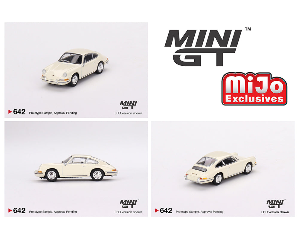 MINI GT 1/64 Porsche 901 1963 Ivory