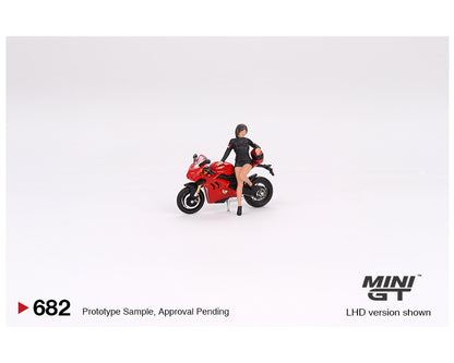 MINI GT 1/64 Ducati Panigale V4 S w/ Ducati Girl Figure