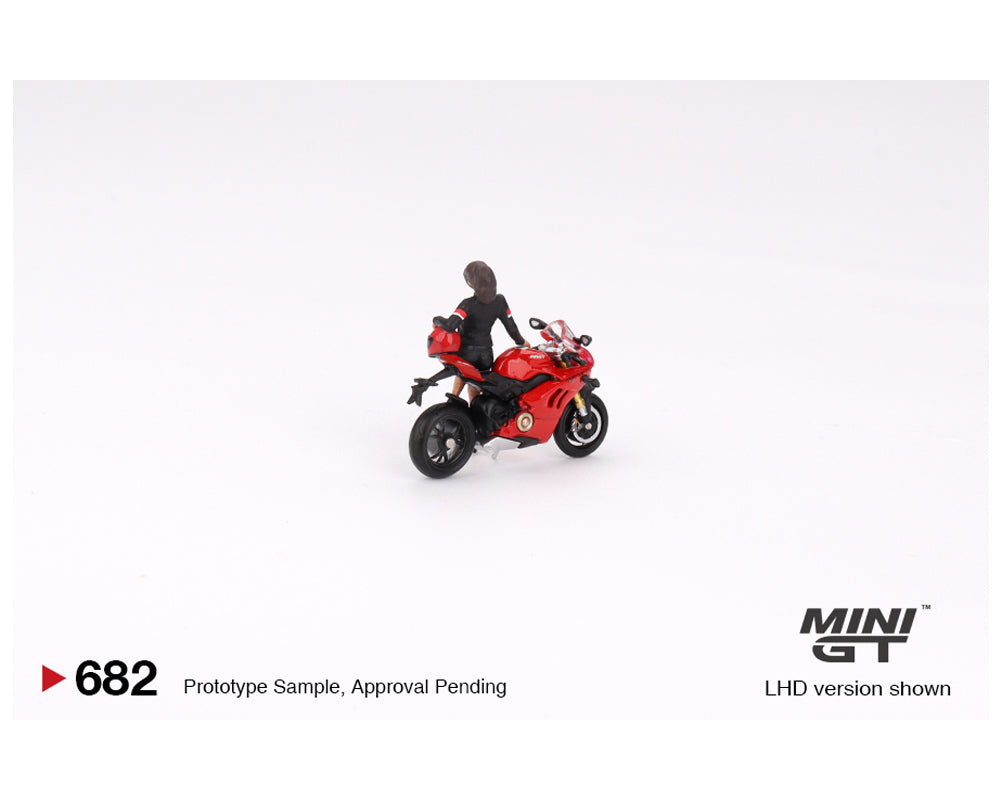 MINI GT 1/64 Ducati Panigale V4 S w/ Ducati Girl Figure